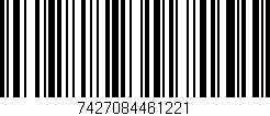 Código de barras (EAN, GTIN, SKU, ISBN): '7427084461221'