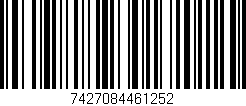 Código de barras (EAN, GTIN, SKU, ISBN): '7427084461252'
