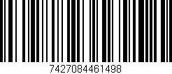 Código de barras (EAN, GTIN, SKU, ISBN): '7427084461498'