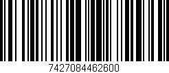 Código de barras (EAN, GTIN, SKU, ISBN): '7427084462600'