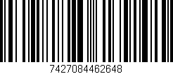 Código de barras (EAN, GTIN, SKU, ISBN): '7427084462648'