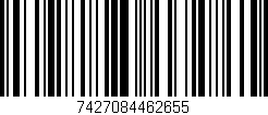 Código de barras (EAN, GTIN, SKU, ISBN): '7427084462655'