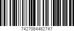 Código de barras (EAN, GTIN, SKU, ISBN): '7427084462747'