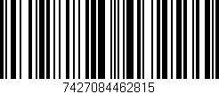 Código de barras (EAN, GTIN, SKU, ISBN): '7427084462815'