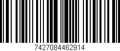 Código de barras (EAN, GTIN, SKU, ISBN): '7427084462914'