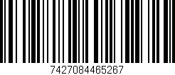 Código de barras (EAN, GTIN, SKU, ISBN): '7427084465267'