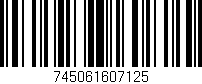 Código de barras (EAN, GTIN, SKU, ISBN): '745061607125'