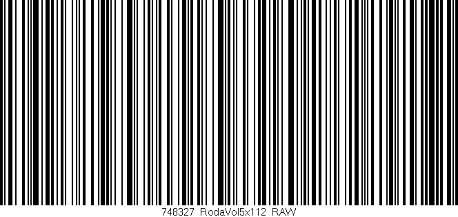 Código de barras (EAN, GTIN, SKU, ISBN): '748327_RodaVol5x112_RAW'