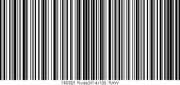 Código de barras (EAN, GTIN, SKU, ISBN): '748393_RodaSP-4x100_RAW'