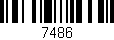 Código de barras (EAN, GTIN, SKU, ISBN): '7486'