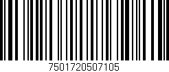 Código de barras (EAN, GTIN, SKU, ISBN): '7501720507105'