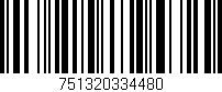 Código de barras (EAN, GTIN, SKU, ISBN): '751320334480'