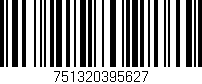 Código de barras (EAN, GTIN, SKU, ISBN): '751320395627'
