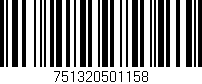 Código de barras (EAN, GTIN, SKU, ISBN): '751320501158'