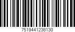 Código de barras (EAN, GTIN, SKU, ISBN): '7519441238130'