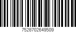 Código de barras (EAN, GTIN, SKU, ISBN): '7528702649509'