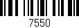 Código de barras (EAN, GTIN, SKU, ISBN): '7550'