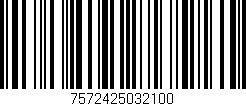 Código de barras (EAN, GTIN, SKU, ISBN): '7572425032100'