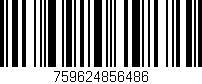 Código de barras (EAN, GTIN, SKU, ISBN): '759624856486'
