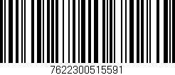 Código de barras (EAN, GTIN, SKU, ISBN): '7622300515591'