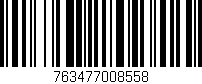 Código de barras (EAN, GTIN, SKU, ISBN): '763477008558'