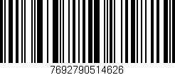 Código de barras (EAN, GTIN, SKU, ISBN): '7692790514626'