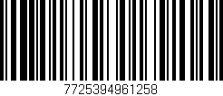 Código de barras (EAN, GTIN, SKU, ISBN): '7725394961258'