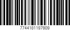 Código de barras (EAN, GTIN, SKU, ISBN): '7744181197809'