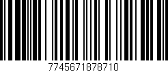 Código de barras (EAN, GTIN, SKU, ISBN): '7745671878710'
