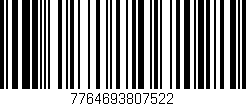Código de barras (EAN, GTIN, SKU, ISBN): '7764693807522'