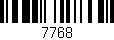 Código de barras (EAN, GTIN, SKU, ISBN): '7768'