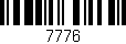 Código de barras (EAN, GTIN, SKU, ISBN): '7776'