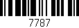 Código de barras (EAN, GTIN, SKU, ISBN): '7787'