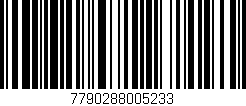 Código de barras (EAN, GTIN, SKU, ISBN): '7790288005233'