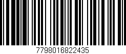 Código de barras (EAN, GTIN, SKU, ISBN): '7798016822435'