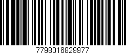 Código de barras (EAN, GTIN, SKU, ISBN): '7798016829977'