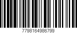 Código de barras (EAN, GTIN, SKU, ISBN): '7798164986799'