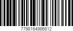 Código de barras (EAN, GTIN, SKU, ISBN): '7798164986812'