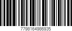 Código de barras (EAN, GTIN, SKU, ISBN): '7798164986935'