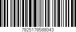 Código de barras (EAN, GTIN, SKU, ISBN): '7825178588043'