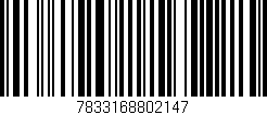 Código de barras (EAN, GTIN, SKU, ISBN): '7833168802147'
