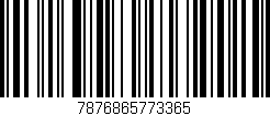 Código de barras (EAN, GTIN, SKU, ISBN): '7876865773365'