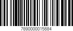 Código de barras (EAN, GTIN, SKU, ISBN): '7890000015684'