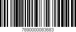 Código de barras (EAN, GTIN, SKU, ISBN): '7890000083683'