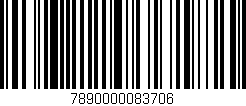 Código de barras (EAN, GTIN, SKU, ISBN): '7890000083706'