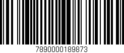 Código de barras (EAN, GTIN, SKU, ISBN): '7890000189873'