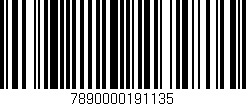 Código de barras (EAN, GTIN, SKU, ISBN): '7890000191135'