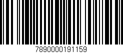 Código de barras (EAN, GTIN, SKU, ISBN): '7890000191159'