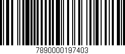 Código de barras (EAN, GTIN, SKU, ISBN): '7890000197403'