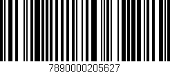 Código de barras (EAN, GTIN, SKU, ISBN): '7890000205627'